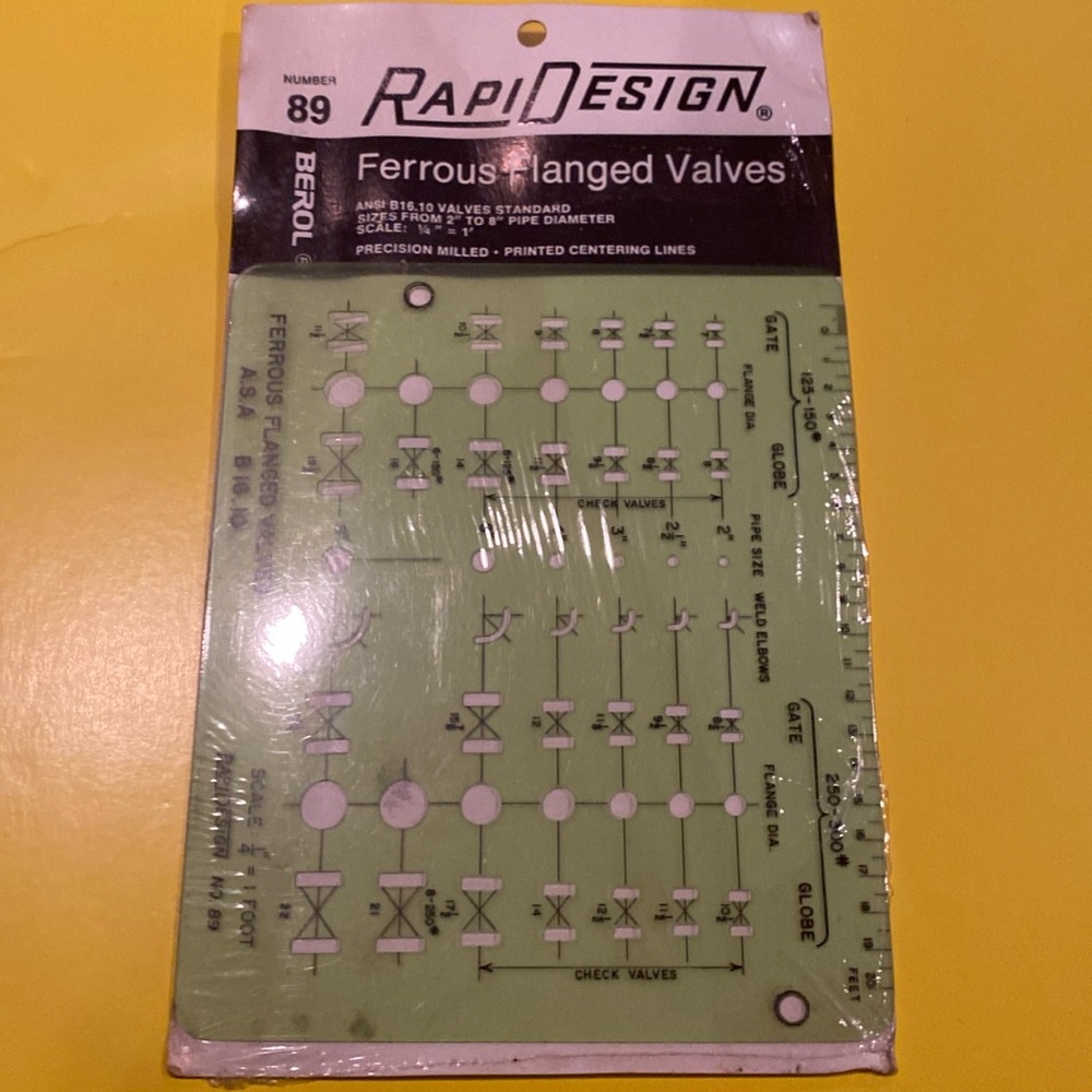 NIP Rapidesign #126 Isometric Springs Template